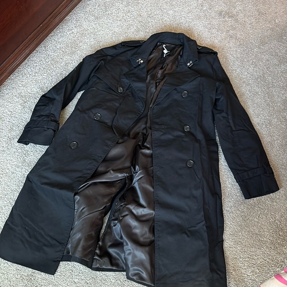 Mango black trench size M - Picture 2 of 4